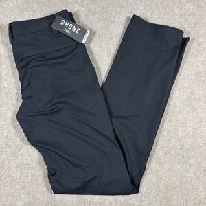 Rhone Black Commuter Pant Regular Fit Performance Pants Men's Size 28x34